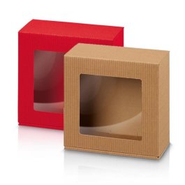 Geschenkbox mit Sichtfenster