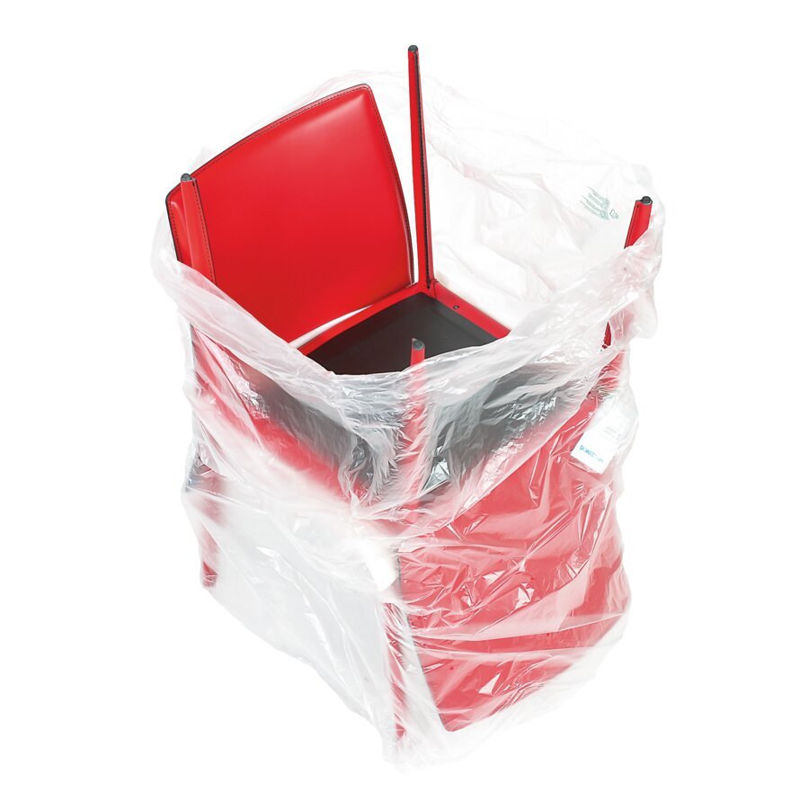 Mit dem Sack aus reißfester PE-Folie verpacken Sie große und sperrige Produkte einfach und sicher Mit dem Sack aus reißfester PE-Folie verpacken Sie große und sperrige Produkte einfach und sicher