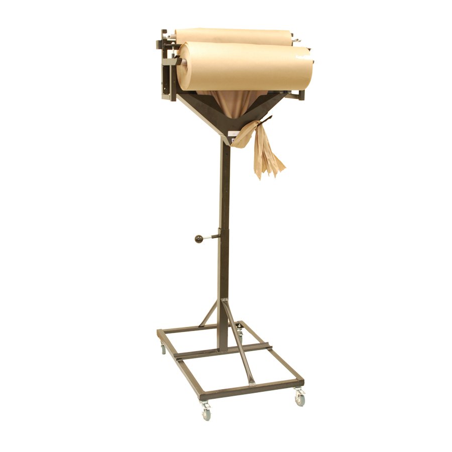 Der Wagen ist durch die 4 stabilen Rollen gut fahrbar und kann so flexibel im Packbereich eingesetzt werden Der Wagen ist durch die 4 stabilen Rollen gut fahrbar und kann so flexibel im Packbereich eingesetzt werden