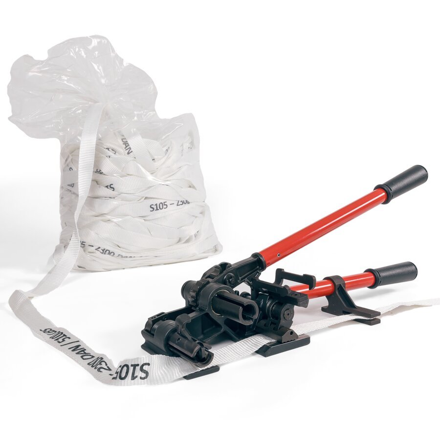 Manuelles Umreifungsgert fr textile Umreifungsbnder