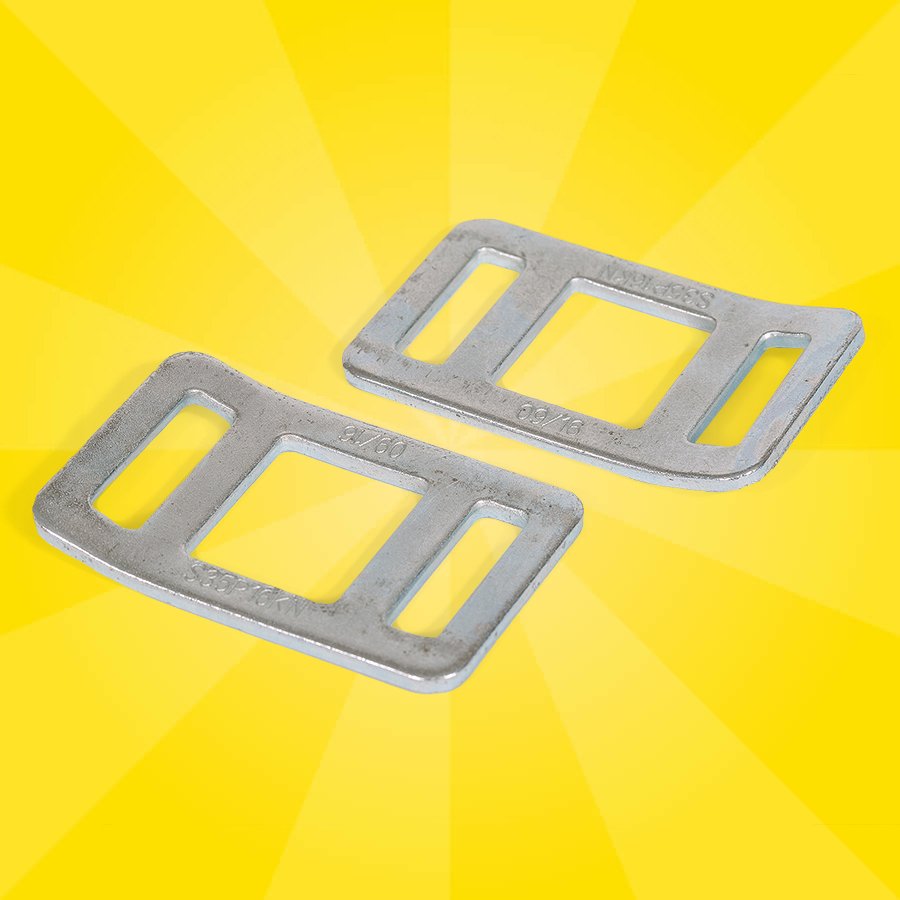 Doppelstegverschluss aus massivem Stahl für zuverlässige Ladungssicherung Doppelstegverschluss aus massivem Stahl für zuverlässige Ladungssicherung