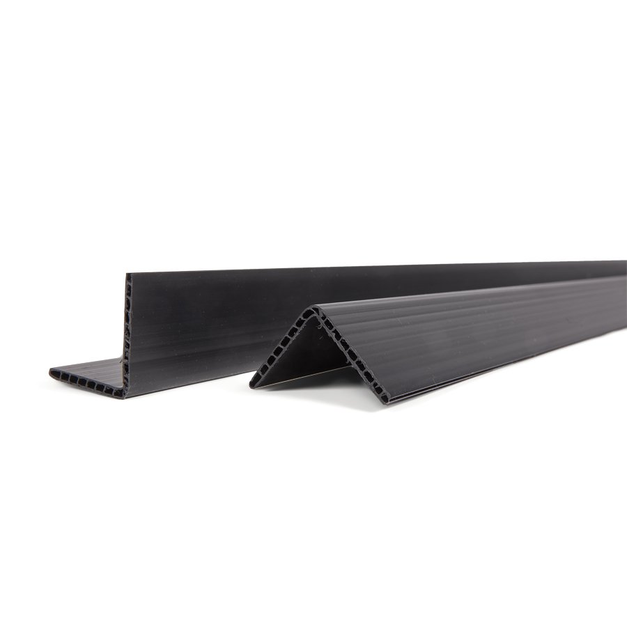 Die Hohlkammer-Leisten sind als stabile Winkel vorgefertigt und sofort einsatzbereit Die Hohlkammer-Leisten sind als stabile Winkel vorgefertigt und sofort einsatzbereit