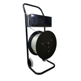 Abrollwagen fr Komposit-Umreifungsband, fahrbar