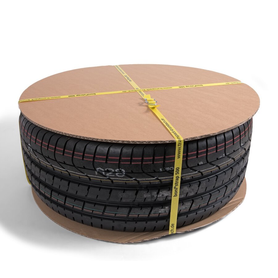 Nach dem Spannen und Verschlieen ist das flexible Band problemlos mehrfach nachziehbar