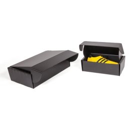 Klappschachtel mit Einstecklasche und Seitenklappen aus Kunststoffwelle