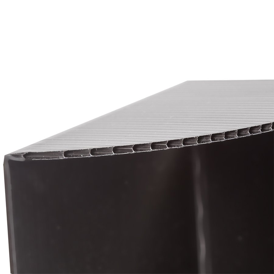 Die komplette Verpackung besteht aus hochwertiger PP-Kunststoffwelle Die komplette Verpackung besteht aus hochwertiger PP-Kunststoffwelle