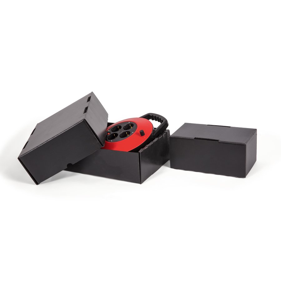 Der Karton aus Kunststoffwelle ist stabil und eignet sich auch zum Verpacken von schweren Produkten Der Karton aus Kunststoffwelle ist stabil und eignet sich auch zum Verpacken von schweren Produkten