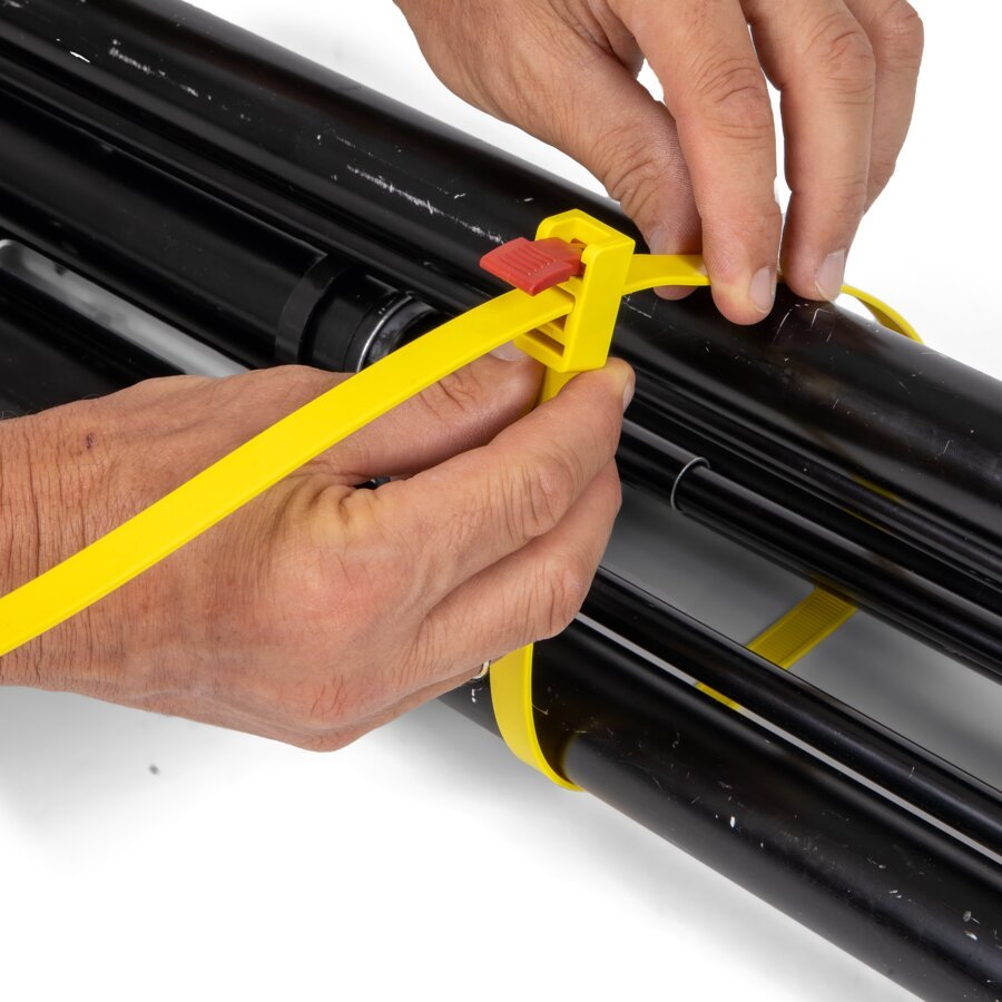 SpeedyTie Kabelbinder sind leicht zu verschlieen und ffnen