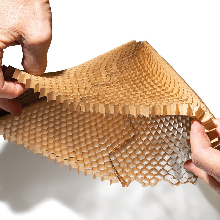 Dank der Wabenstruktur hat Elasto-Hex eine extrem hohe Dehnweite Dank der Wabenstruktur hat Elasto-Hex eine extrem hohe Dehnweite