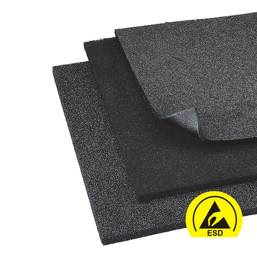Schwarze ESD-Schaumplatten für verschiedene Anwendungen Schwarze ESD-Schaumplatten für verschiedene Anwendungen