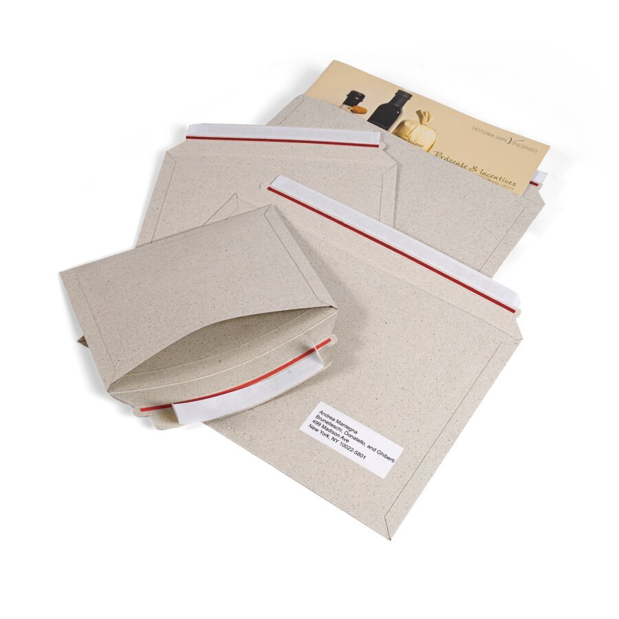 Kartonversandtasche aus Graskarton - in unterschiedlichen Gr��en erh�ltlich