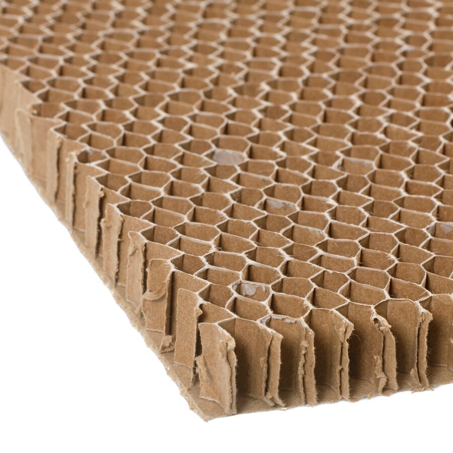 Durch die clevere Wabenstruktur wird der komplette Zuschnitt besonders biege-, druck- und stofest