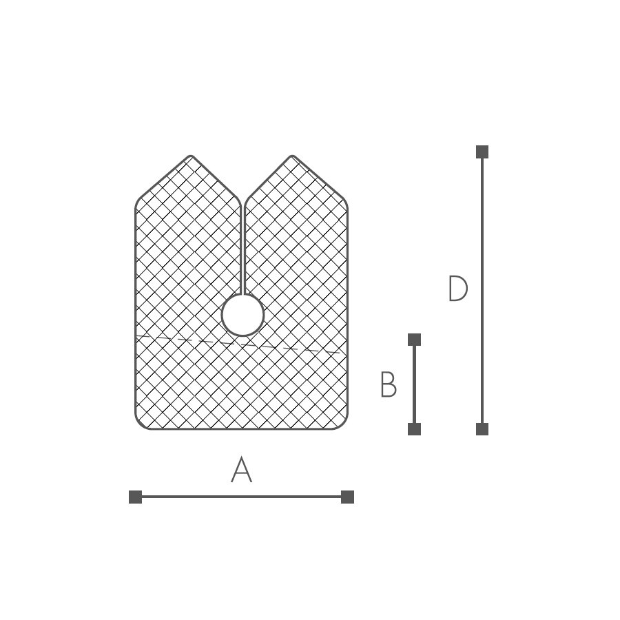 Abmessungen Skizze Skizze Draufsicht mit Abmessung
