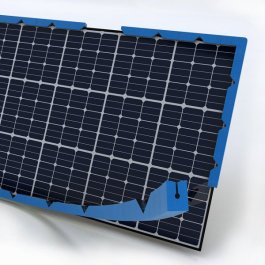 Passend für viele Anwendungen Solarpanel mit blauem Edge Pad U-Profil