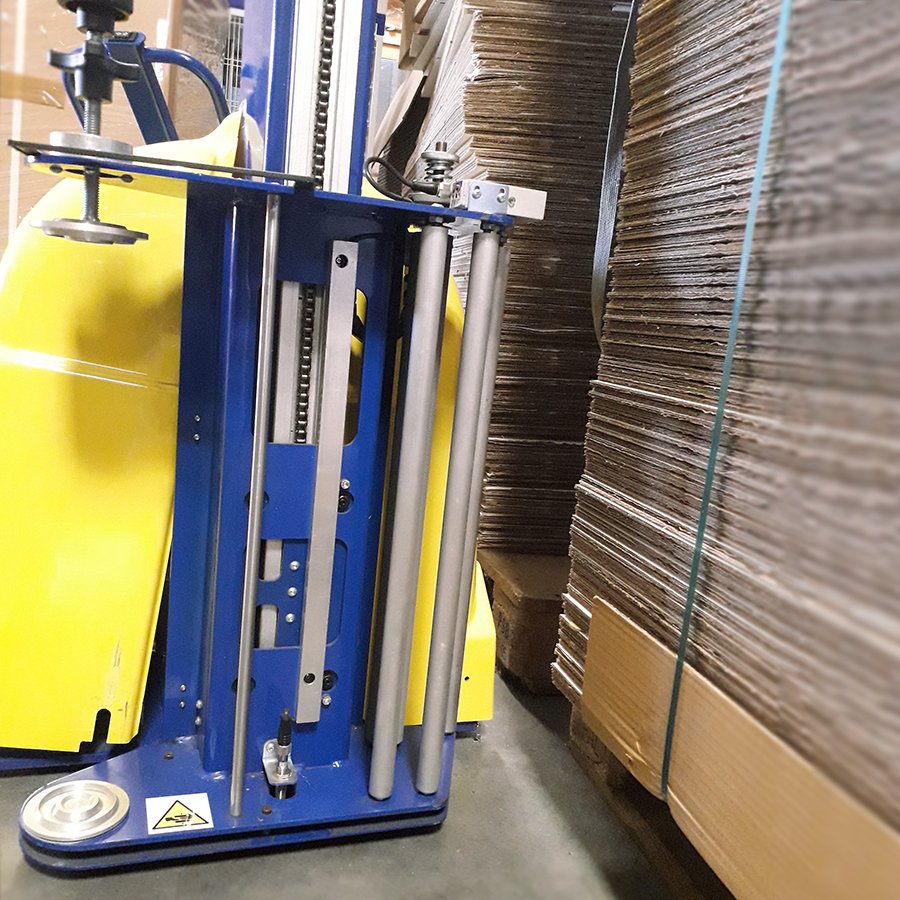 Der Stretchwickler Leonardo SP kann ortsunabhängig eingesetzt werden Der Stretchwickler Leonardo SP kann ortsunabhängig eingesetzt werden