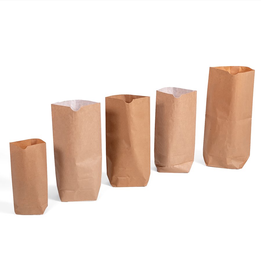 Vielseitig einsetzbare Kraftpapier-Beutel in vielen verschiedenen Größen Vielseitig einsetzbare Kraftpapier-Beutel in vielen verschiedenen Größen