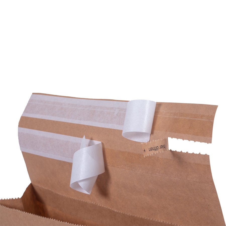 Nach dem Verschließen kann die Versandtasche geöffnet, wieder verschlossen und erneut verschickt werden Nach dem Verschließen kann die Versandtasche geöffnet, wieder verschlossen und erneut verschickt werden