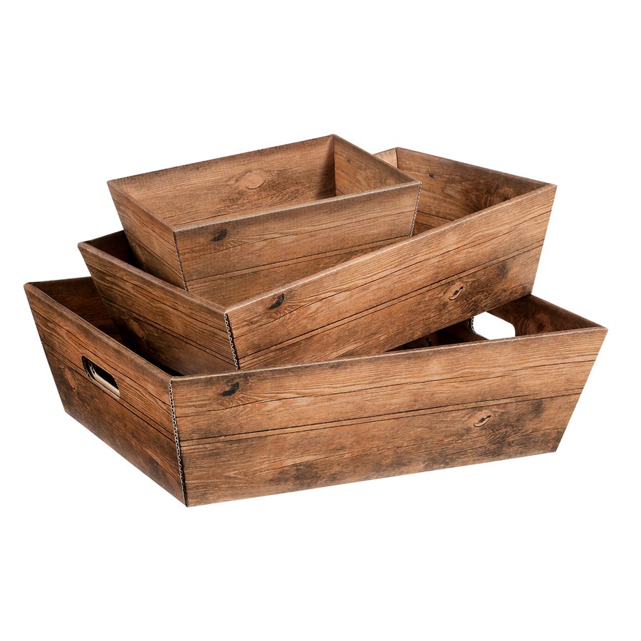 Der Präsentkorb Timber versprüht rustikalen Charme und ist ein absoluter Allrounder Der Präsentkorb Timber versprüht rustikalen Charme und ist ein absoluter Allrounder