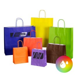 Papiertragetasche Komfort Color, individuell bedruckt Papiertragetasche Komfort Color, individuell bedruckt