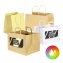 Papiertragetasche mit extra breitem Boden Papiertragetasche mit extra breitem Boden