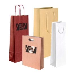 Flaschentte aus Kraftpapier, individuell bedruckt