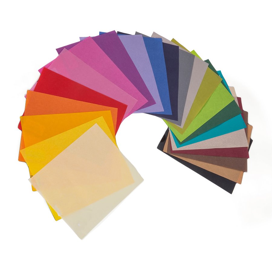 Seidenpapier im Bogenformat in unterschiedlichen Farben Seidenpapier im Bogenformat in unterschiedlichen Farben