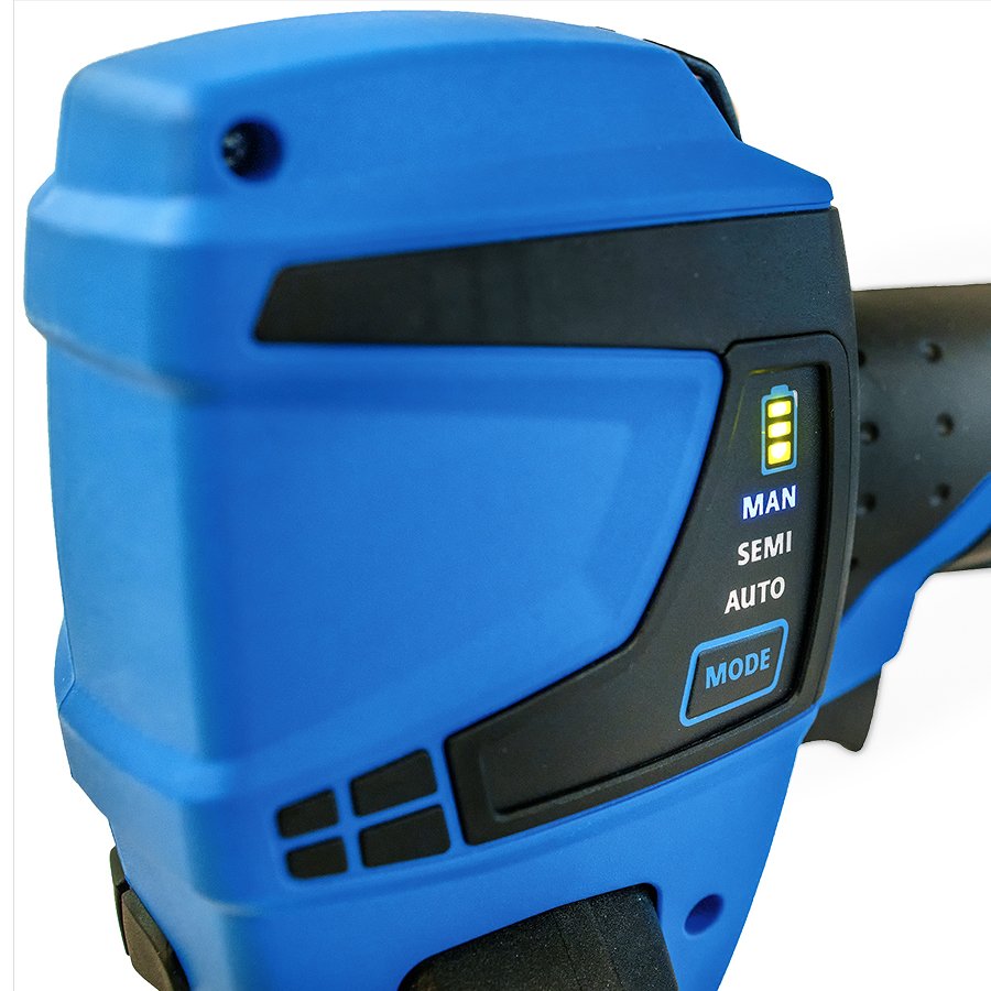 3 Betriebsarten einstellbar: manuell, halbautomatisch und automatisch - je nach Art der Verpackung 3 Betriebsarten einstellbar: manuell, halbautomatisch und automatisch - je nach Art der Verpackung