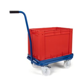 Transportwagen fr Eurobehlter mit Griff