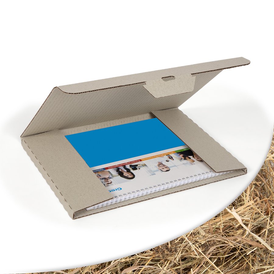 Kalenderverpackung aus Graspapier Kalenderverpackung aus Graspapier