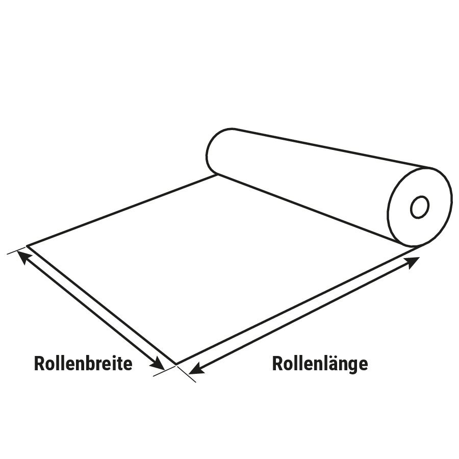 Farbiges Seidenpapier auf der Rolle