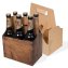 Flaschenträger aus Wellpappe für 6 x 0,5 l Flaschen Flaschenträger aus Wellpappe für 6 x 0,5 l Flaschen