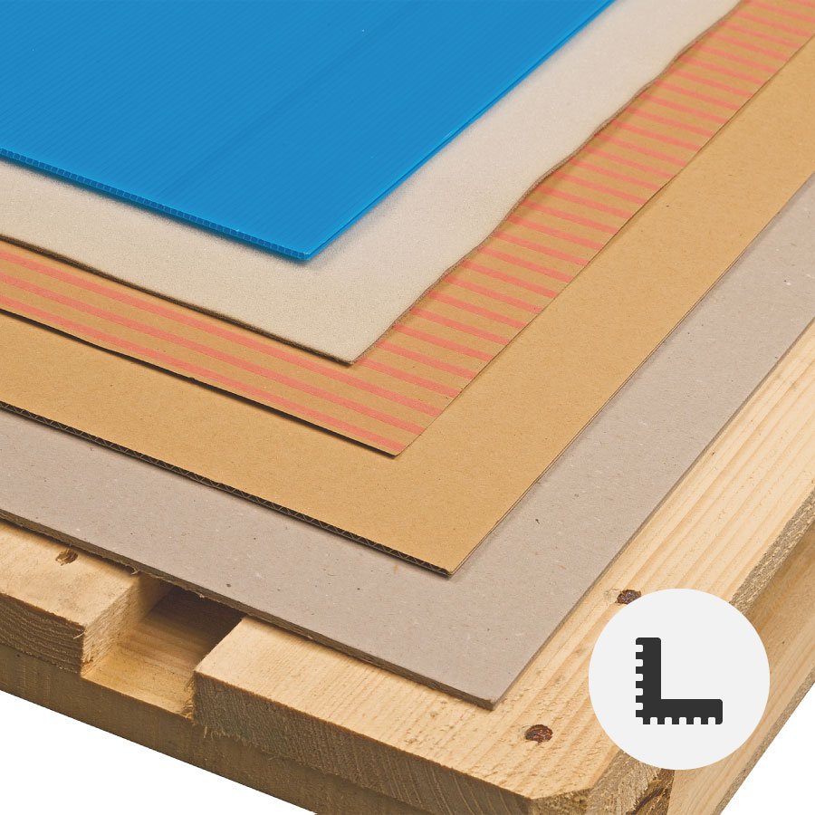 Zwischenlagen in Ihrem Wunschmaß erleichtern den Verpackungsprozess - und schützen Palette und Packgut. Zwischenlagen in Ihrem Wunschmaß erleichtern den Verpackungsprozess - und schützen Palette und Packgut.