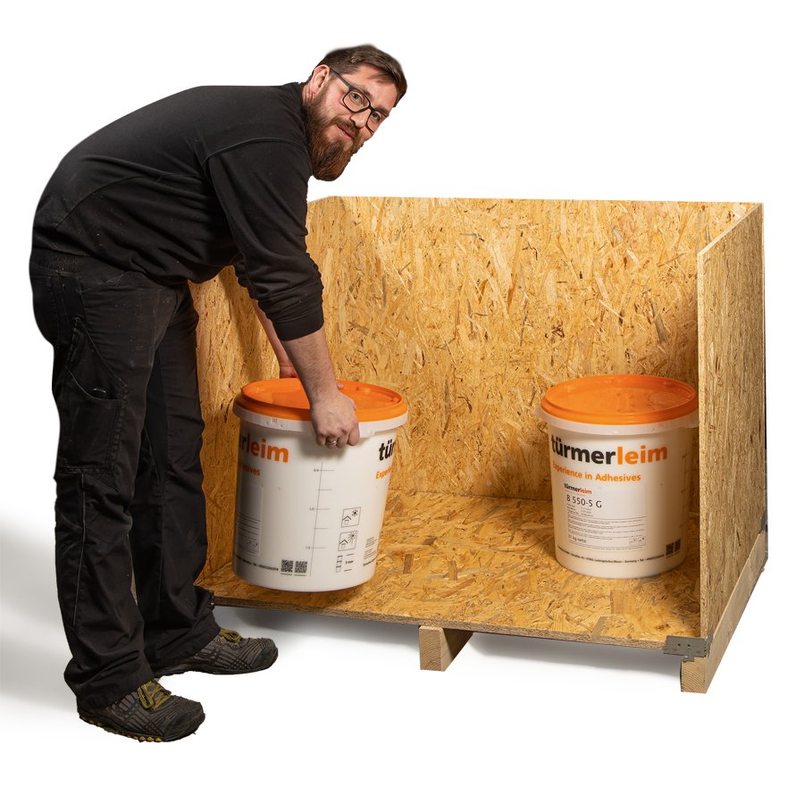 ... kann die Kiste von vorne beladen werden... ... kann die Kiste von vorne beladen werden...