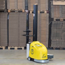 Paletten-Stretchwickler Leo, selbstfahrend Paletten-Stretchwickler Leo, selbstfahrend