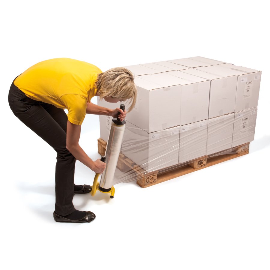 Körperlich anstrengende Palettenwicklungen gehören mit dem Stretchwickler Leo der Vergangenheit an Körperlich anstrengende Palettenwicklungen gehören mit dem Stretchwickler Leo der Vergangenheit an