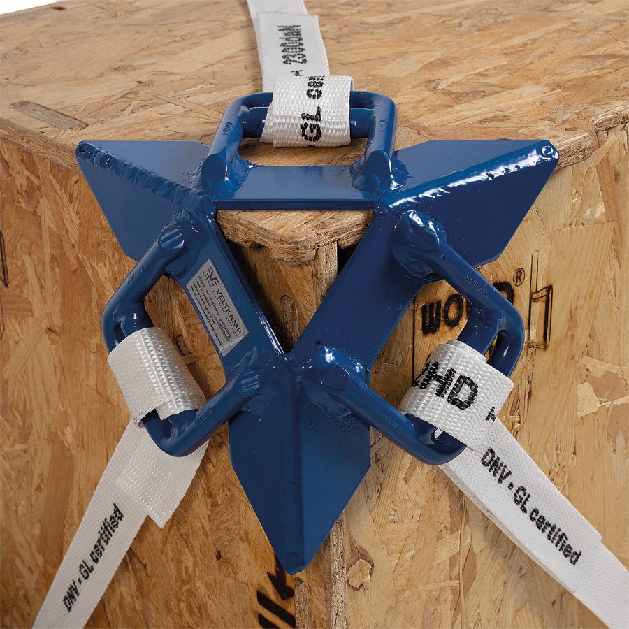 Lashing Ecke aus Metall für eine sichere Verzurrung der Ecken Lashing Ecke aus Metall für eine sichere Verzurrung der Ecken