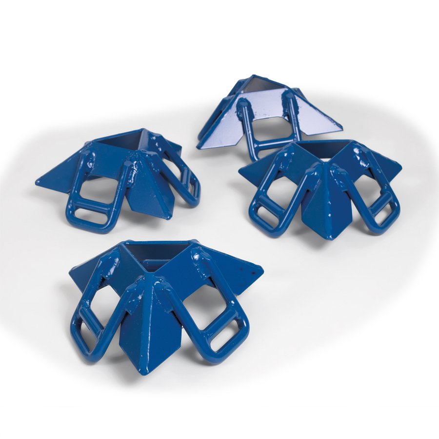 Lashing-Ecken sind bis 5000 kg belastbar Lashing-Ecken sind bis 5000 kg belastbar