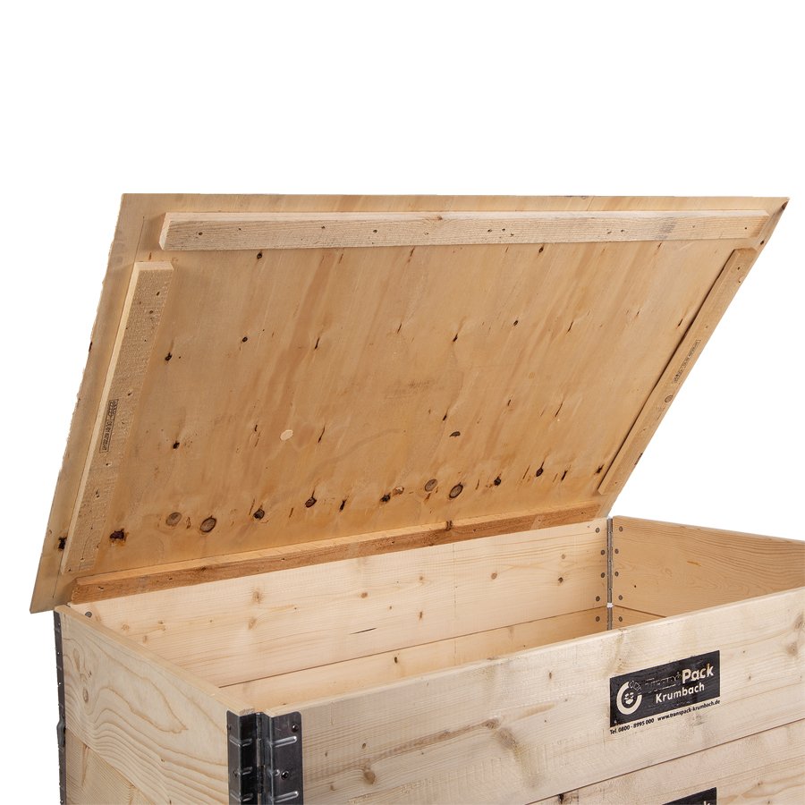 Dank vierfacher Arettierleiste ist der Holzdeckel schnell auf dem Aufsatzrahmen angebracht Dank vierfacher Arettierleiste ist der Holzdeckel schnell auf dem Aufsatzrahmen angebracht