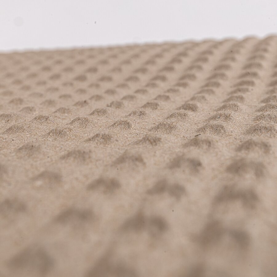 Das Material besteht aus 100% Altpapier, ist ohne chemische Inhaltsstoffe und voll recyclingfhig