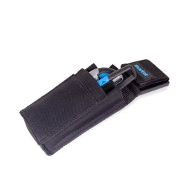 Mit dieser Grteltasche sind die Schneidwerkzeuge sicher aufgehoben.