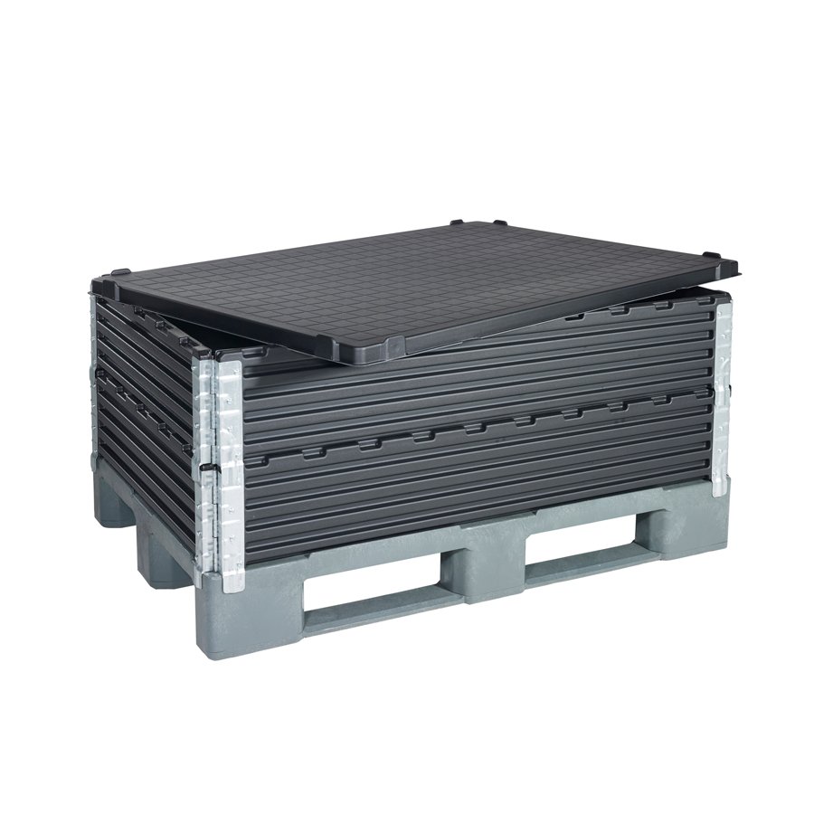 Deckel für Palettenaufsatzrahmen aus hochwertigem Kunststoff Deckel für Palettenaufsatzrahmen aus hochwertigem Kunststoff