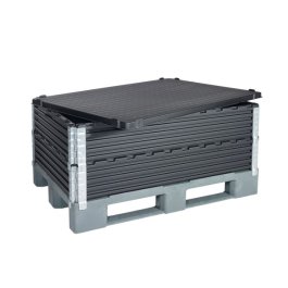 Kunststoffdeckel für Palettenaufsatzrahmen Kunststoffdeckel für Palettenaufsatzrahmen