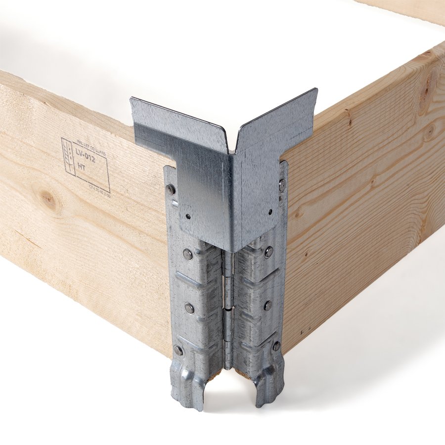 Aus verzinktem, korrosionsbeständigem Stahlblech gefertigt Aus verzinktem, korrosionsbeständigem Stahlblech gefertigt