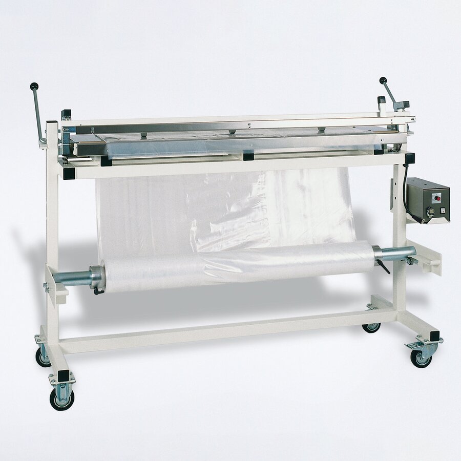 Mobil einsetzbares Schrumpfhaubenschweißgerät zum individuellen Fertigen von Schrumpfhauben Mobil einsetzbares Schrumpfhaubenschweißgerät zum individuellen Fertigen von Schrumpfhauben