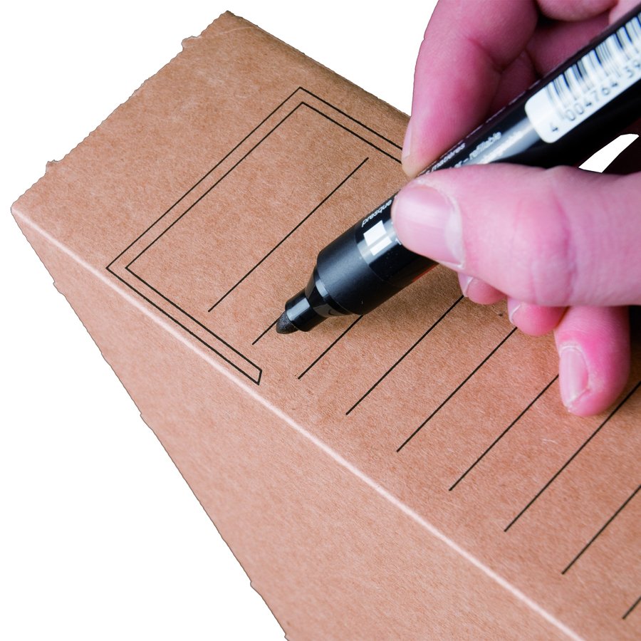 Eindeutige Kennzeichnung und Beschriftung des Inhalts dank großzügigem Beschriftungsfeld möglich Eindeutige Kennzeichnung und Beschriftung des Inhalts dank großzügigem Beschriftungsfeld möglich