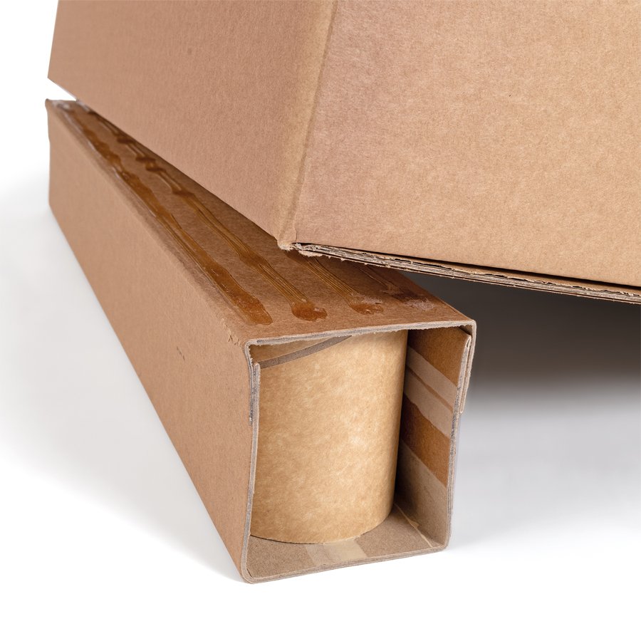 ...mithilfe der Hotmelt-Klebestreifen an jeder beliebigen glatten Oberfläche anbringen ...mithilfe der Hotmelt-Klebestreifen an jeder beliebigen glatten Oberfläche anbringen