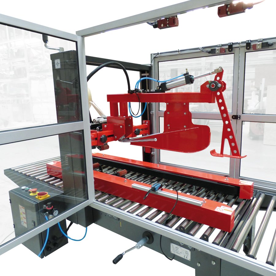 Automatisches Zuklappen der Deckelklappen Automatisches Zuklappen der Deckelklappen