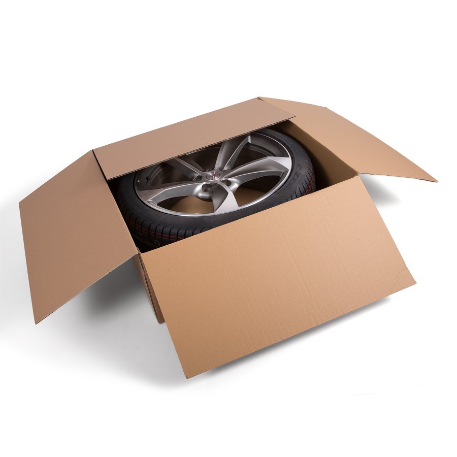 Komplettradkarton für Reifen und Kompletträder in 2 Größen erhältlich Komplettradkarton für Reifen und Kompletträder in 2 Größen erhältlich