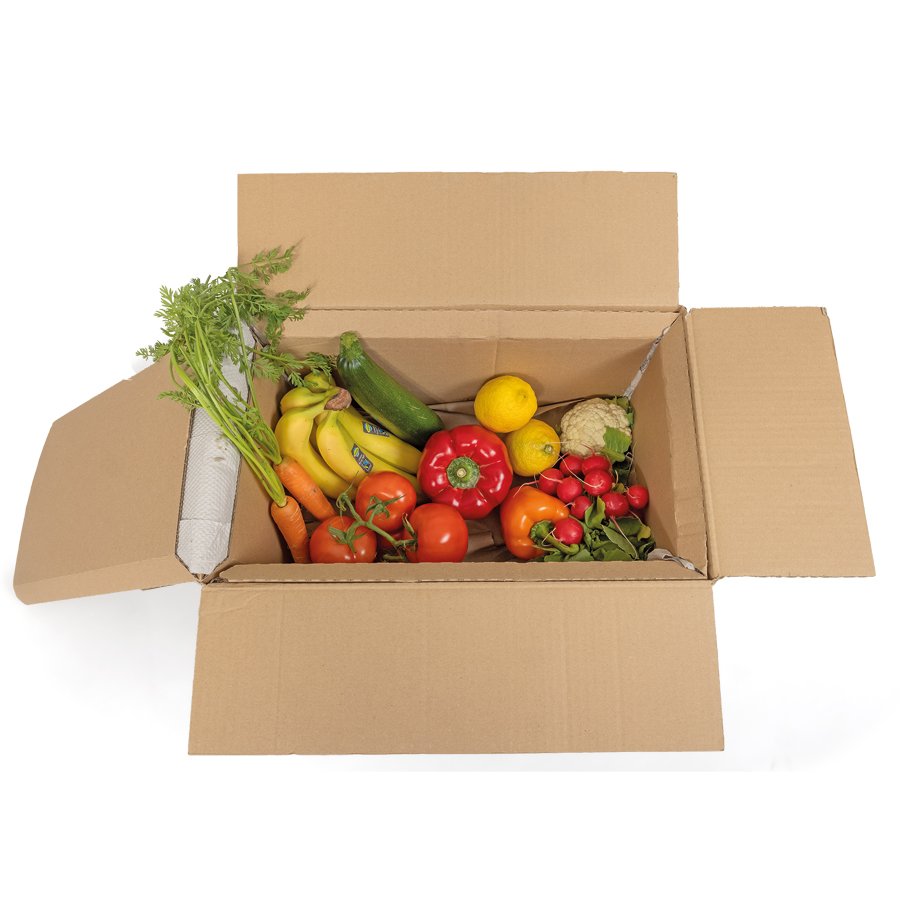 Nachhaltiger, plastikfreier Versandkarton Nachhaltiger, plastikfreier Versandkarton