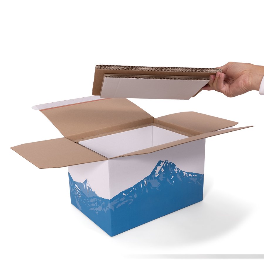 Der perfekt eingepasste Deckel lässt keine Kälte entweichen Der perfekt eingepasste Deckel lässt keine Kälte entweichen